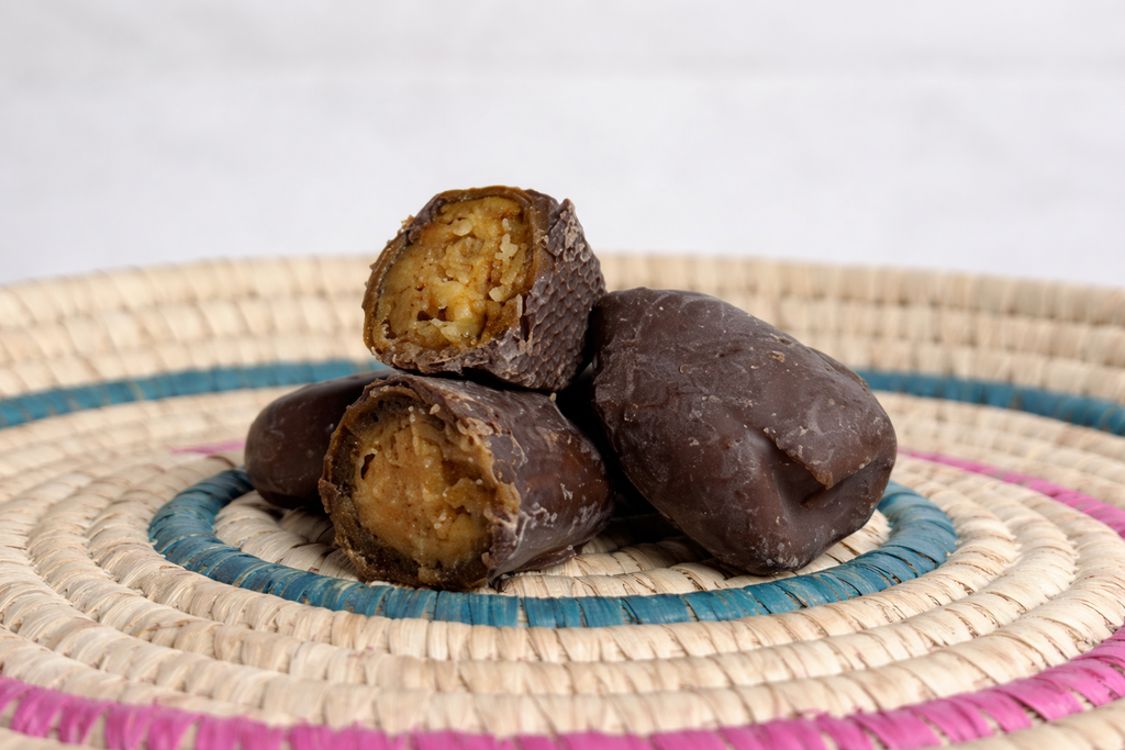 Stuffed Dates with Coffee, Caramel & Coconut Mix 1000g - Tamaraty