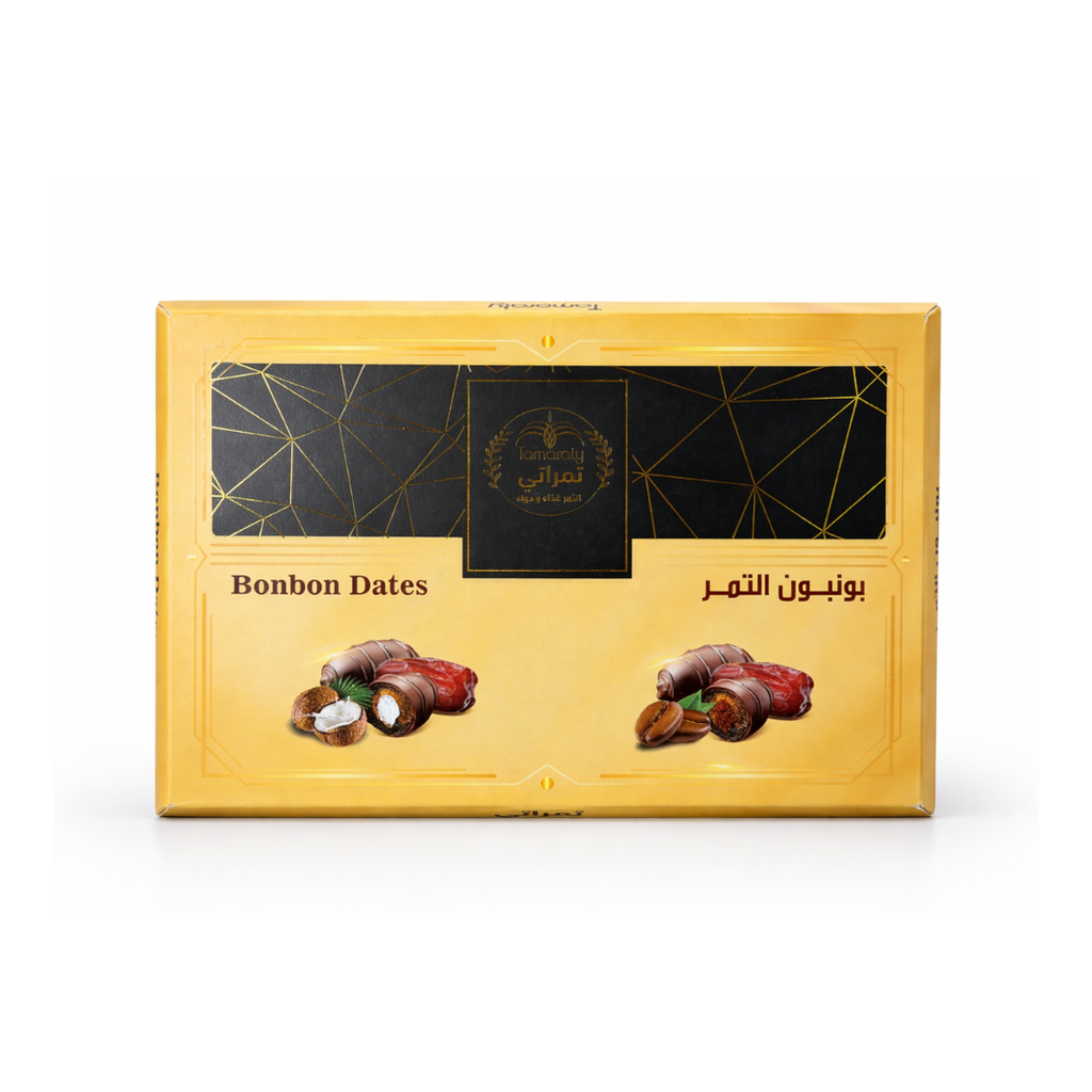 Stuffed Dates with Coffee, Caramel & Coconut Mix 1000g - Tamaraty
